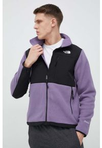 The North Face bluza sportowa Denali kolor fioletowy. Kolor: fioletowy. Materiał: polar, włókno, dzianina, materiał. Styl: sportowy #4