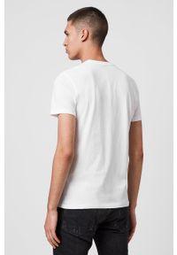 AllSaints - T-shirt Tonic SS Crew. Okazja: na co dzień. Kolor: biały. Materiał: dzianina. Wzór: gładki. Styl: casual