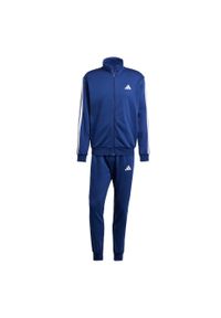 Adidas - Dres Sportswear Basic 3-Stripes Fleece. Kolor: niebieski. Materiał: dresówka. Sport: fitness