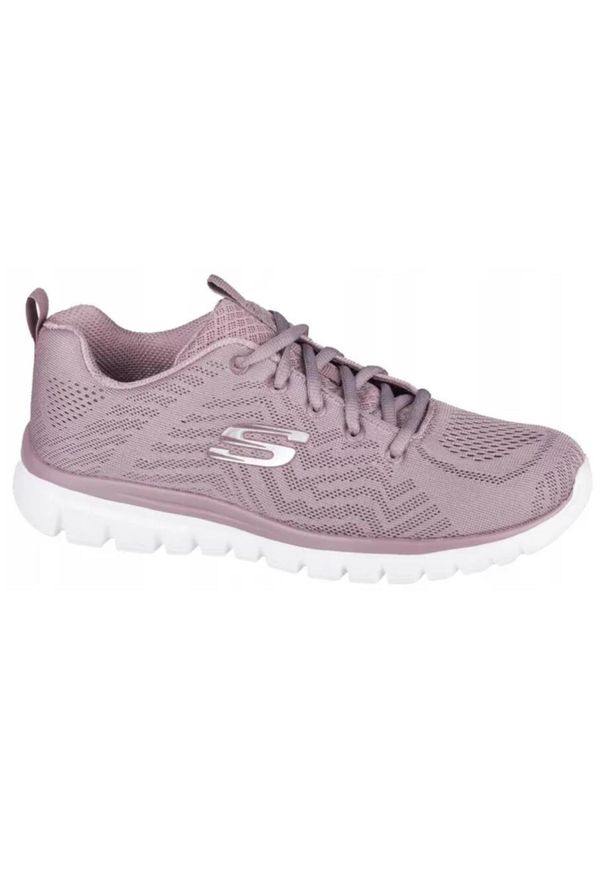 skechers - Buty damskie SKECHERS Graceful Get Connected lavender. Kolor: fioletowy