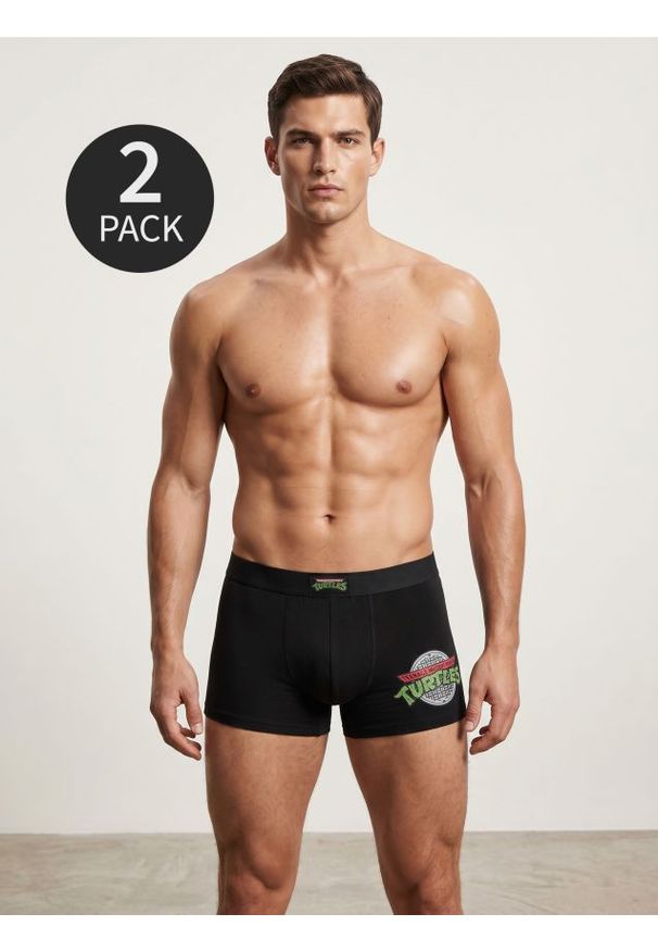 Sinsay - Bokserki classic 2 pack Teenage Mutant Ninja Turtles - wielobarwny