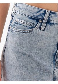 Calvin Klein Jeans Spódnica jeansowa J20J221270 Niebieski Regular Fit. Kolor: niebieski. Materiał: bawełna #4