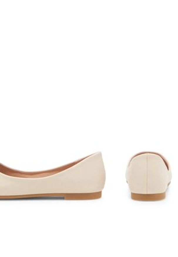 Jenny Fairy Baleriny CAMILLE WSS20701-01 Écru. Materiał: skóra