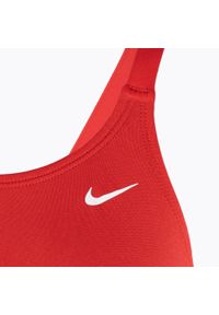Strój pływacki jednoczęściowy damski Nike Hydrastrong Solid Fastback. Kolor: czerwony. Materiał: materiał
