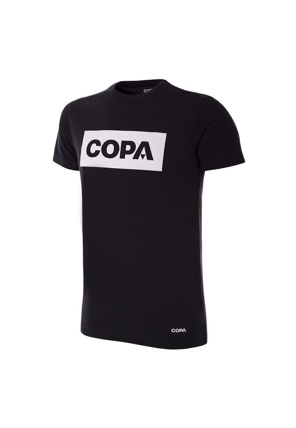 COPA FOOTBALL - Koszulka dla dorosłych - COPA Box Logo - Preto. Kolor: czarny. Sport: piłka nożna