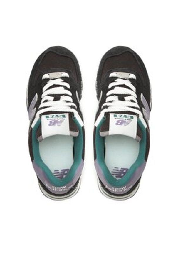 New Balance Sneakersy U574LV2 Czarny. Kolor: czarny. Materiał: zamsz, skóra. Model: New Balance 574