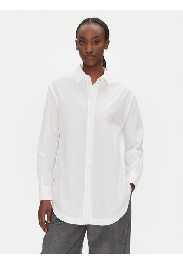 BOSS Koszula C_Bostucci_8 50538366 Biały Relaxed Fit. Kolor: biały. Materiał: bawełna