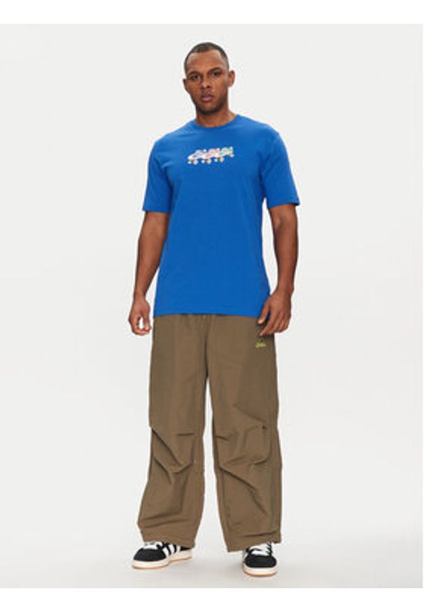 Adidas - adidas T-Shirt Roller JP2665 Niebieski Regular Fit. Kolor: niebieski. Materiał: bawełna