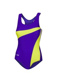 Aqua Speed - Jednoczęściowy strój pływacki damski MOLLY roz.42 kol.99. Kolor: zielony, wielokolorowy, fioletowy