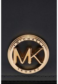 Michael Kors - MICHAEL KORS Czarna torebka MD CHN MSGR. Kolor: czarny. Materiał: skórzane. Styl: elegancki #6