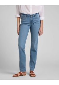 Lee - LEE MARION STRAIGHT DAMSKIE SPODNIE JEANSOWE MID CHARLY L301QDUG 112144993