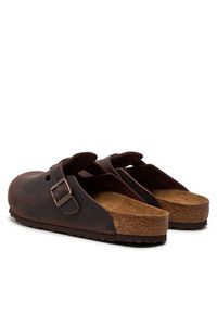 Birkenstock Klapki Boston 159711 Brązowy. Kolor: brązowy. Materiał: skóra #4