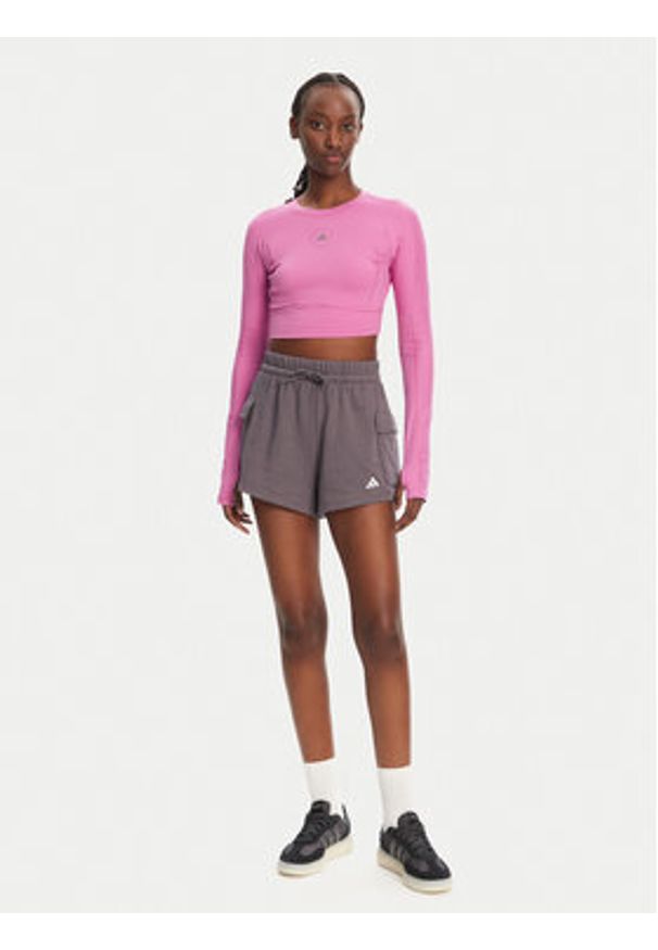 Adidas by Stella McCartney - adidas by Stella McCartney Koszulka techniczna TrueStrength JJ1644 Różowy Slim Fit. Kolor: różowy. Materiał: syntetyk