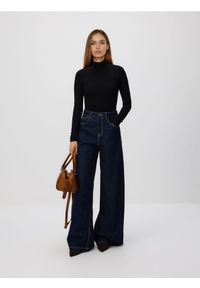 Reserved - Body z włókien bambusowych - czarny. Kolor: czarny. Materiał: włókno #1