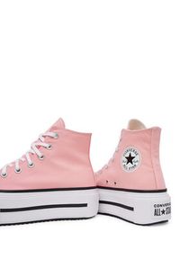Converse Trampki Chuck Taylor All Star Lift Double Stack A15012C Różowy. Kolor: różowy. Materiał: materiał #3