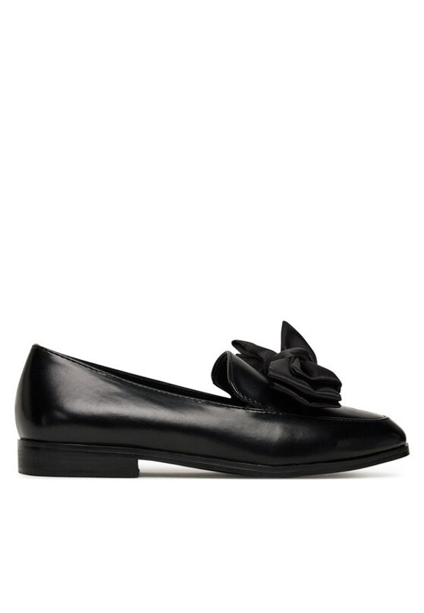 DeeZee Loafersy HY20232-2 Czarny. Kolor: czarny. Materiał: skóra