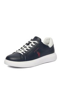 U.S. Polo Assn. Sneakersy EO-AUSTIN001M/6L1 Granatowy. Kolor: niebieski. Materiał: skóra, syntetyk #4