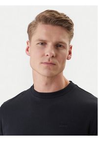 Karl Lagerfeld - KARL LAGERFELD T-Shirt 755034 562235 Granatowy Regular Fit. Typ kołnierza: dekolt w karo. Kolor: niebieski. Materiał: bawełna #3