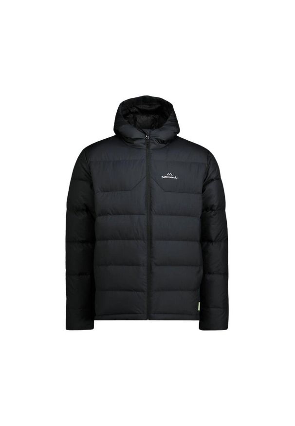 KATHMANDU - Kurtka z kapturem Kathmandu Epiq V2. Typ kołnierza: kaptur. Kolor: czarny. Materiał: puch. Sport: turystyka piesza