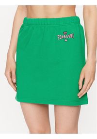 Chiara Ferragni Spódnica dresowa 74CBET01 Zielony Regular Fit. Kolor: zielony. Materiał: bawełna #1