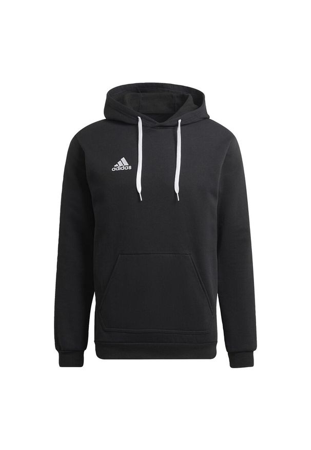 Bluza do piłki nożnej męska Adidas Entrada 22. Kolor: czarny. Materiał: bawełna, poliester