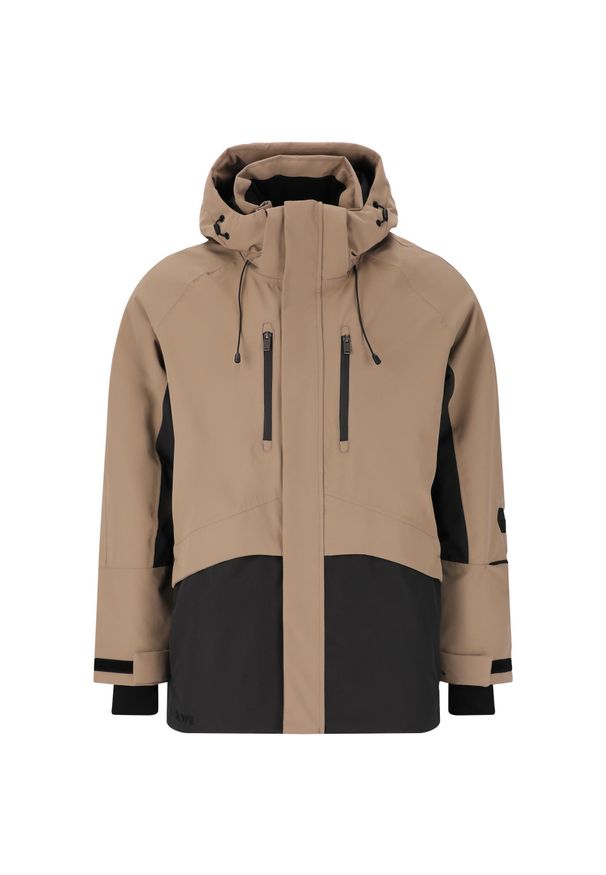 SLOPE - Kurtka narciarska Slope Kenai. Kolor: wielokolorowy, brązowy, zielony. Sezon: zima. Sport: narciarstwo