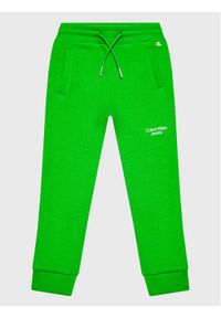 Calvin Klein Jeans Spodnie dresowe IB0IB01282 Zielony Regular Fit. Kolor: zielony. Materiał: bawełna #1