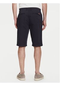 Baldessarini Szorty materiałowe B1 16939.2402 Granatowy Slim Fit. Kolor: niebieski. Materiał: bawełna #4