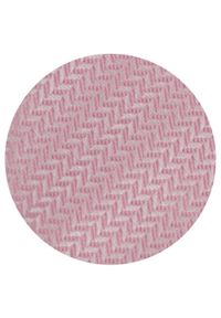Męski Krawat Alties - Róż Pudrowy, Geometryczny Mikrowzór. Kolor: różowy. Materiał: tkanina. Wzór: geometria. Styl: wizytowy, elegancki #3