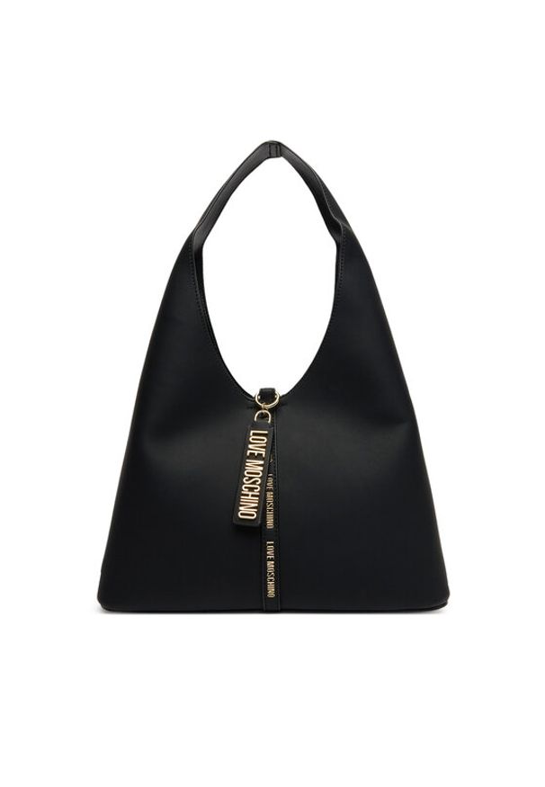 Love Moschino - LOVE MOSCHINO Torebka JC4173PP1NLV0000 Czarny. Kolor: czarny. Materiał: skórzane