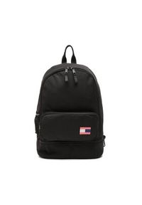 TOMMY HILFIGER - Tommy Hilfiger Plecak Big Flag Backpack Set AU0AU01726 Czarny. Kolor: czarny. Materiał: materiał #3