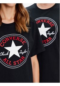 Converse T-Shirt Unisex Go To All Star Patch 10025459-A01 Czarny Standard Fit. Kolor: czarny. Materiał: bawełna