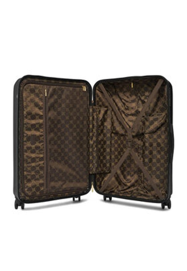 Nine West Walizka duża CEO-NW-L-003-09 BLACK Czarny. Kolor: czarny