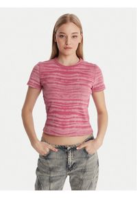 Guess T-Shirt W6RP42 KCTT1 Różowy Regular Fit. Kolor: różowy. Materiał: bawełna #1