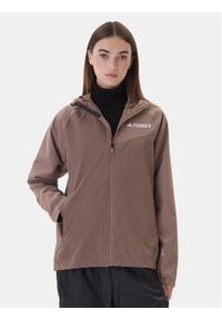 Adidas - adidas Kurtka przeciwdeszczowa Terrex Multi 2L RAIN.RDY JN0857 Beżowy Regular Fit. Kolor: beżowy. Materiał: syntetyk #1