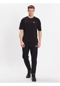 EA7 Emporio Armani T-Shirt 3RPT12 PJLBZ 0208 Czarny Regular Fit. Kolor: czarny. Materiał: bawełna #4