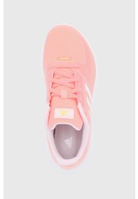 Adidas - adidas Buty dziecięce Runfalcon 2.0 kolor różowy. Nosek buta: okrągły. Zapięcie: sznurówki. Kolor: różowy. Materiał: guma