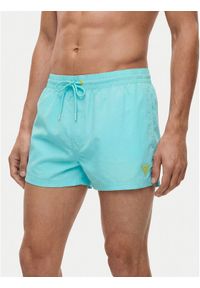 Guess Szorty kąpielowe F6GT25 WG282 SHORT Niebieski jasny Regular Fit. Kolor: niebieski. Materiał: syntetyk #1