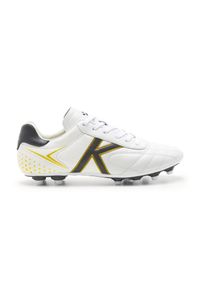 Kelme Botas De Fútbol Spear Mg Blanco Unisex. Kolor: czarny, wielokolorowy, biały. Sport: piłka nożna #1