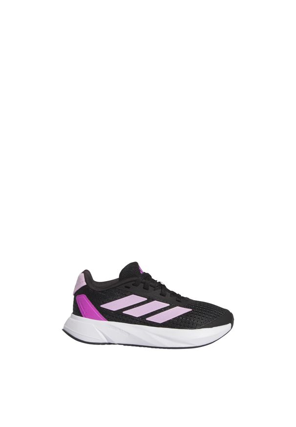 Adidas - Buty Duramo SL Kids. Kolor: fioletowy, różowy, wielokolorowy, czarny. Materiał: materiał. Sport: bieganie