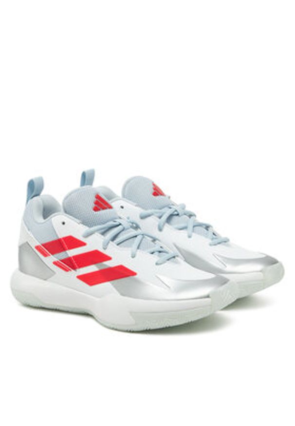 Adidas - adidas Buty do koszykówki Cross Em Up Select Mid JR2520 Biały. Kolor: biały. Materiał: materiał. Sport: koszykówka