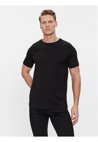 Karl Lagerfeld - KARL LAGERFELD Komplet t-shirtów 765000 500298 Czarny Slim Fit. Typ kołnierza: dekolt w karo. Kolor: czarny. Materiał: bawełna #7