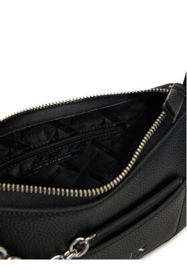 Armani Exchange Torebka XW001571 AF15625 UC001 Czarny. Kolor: czarny. Materiał: skórzane