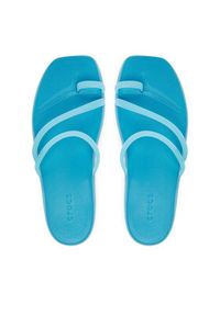 Crocs Japonki Miami Frosted Toe Loop 211253 Niebieski. Kolor: niebieski