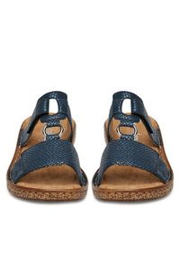 Rieker Klapki 628P9-14 Granatowy. Kolor: niebieski. Materiał: syntetyk, materiał #2