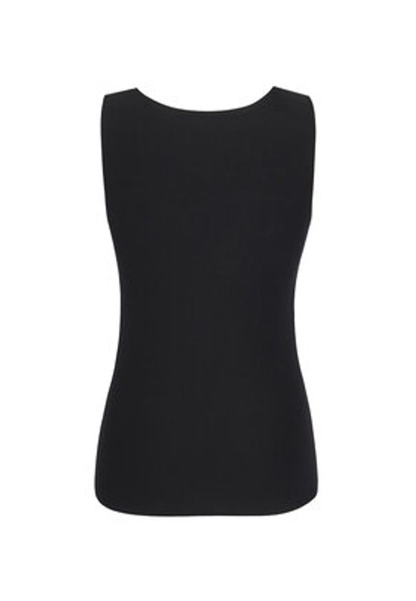 Chantelle Top Soft Stretch C26460 Czarny Regular Fit. Kolor: czarny. Materiał: syntetyk