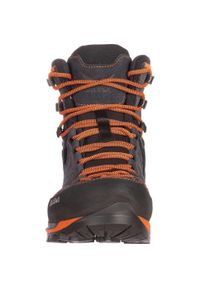 Buty Trekkingowe Męskie Salewa Mtn Trainer Mid Gtx. Wysokość cholewki: za kostkę. Zapięcie: sznurówki. Kolor: wielokolorowy, czarny. Materiał: materiał, syntetyk. Szerokość cholewki: normalna
