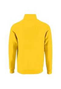 SOL'S - Sweter Męski Stan Zip Z Kołnierzem Stojącym. Kolor: żółty