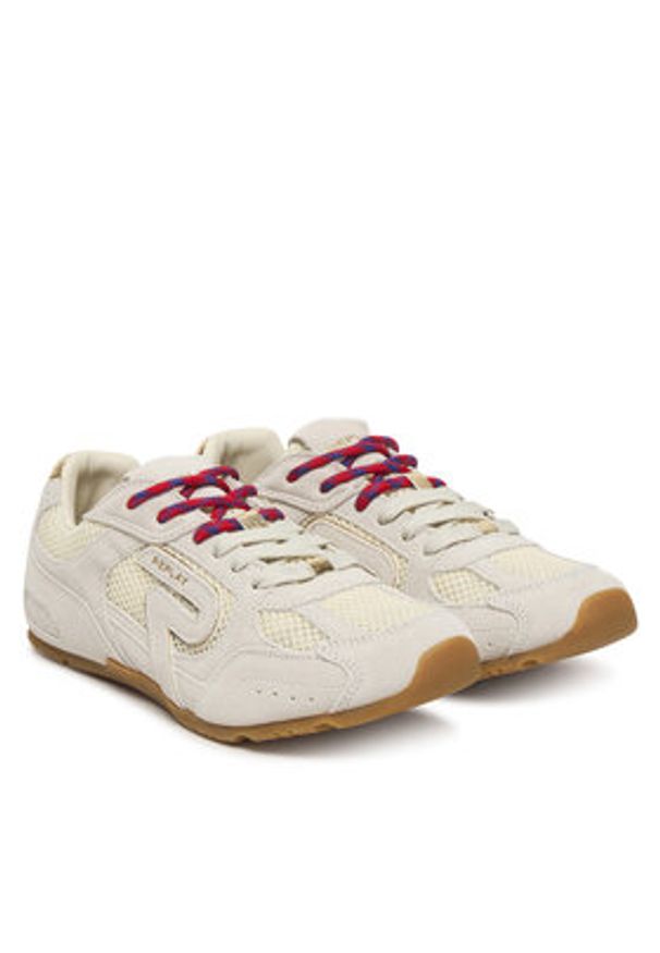 Replay - REPLAY Sneakersy GWSM9 .000.C0002L Beżowy. Kolor: beżowy. Materiał: zamsz, skóra