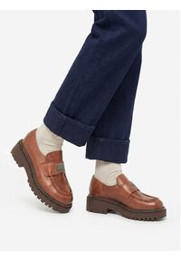 G-Star RAW - G-Star Raw Loafersy EO-DOLUNAY-25FW05 Brązowy. Kolor: brązowy. Materiał: skóra #5